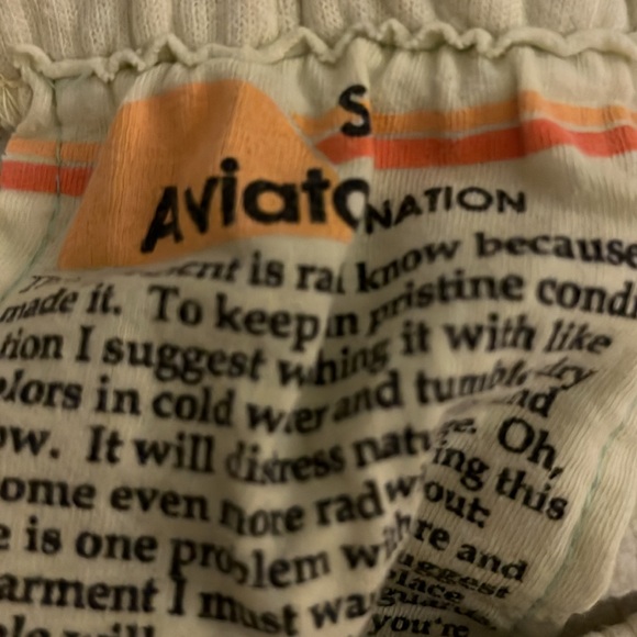 NEON aviator nation sweats very comfy - Picture 4 of 4